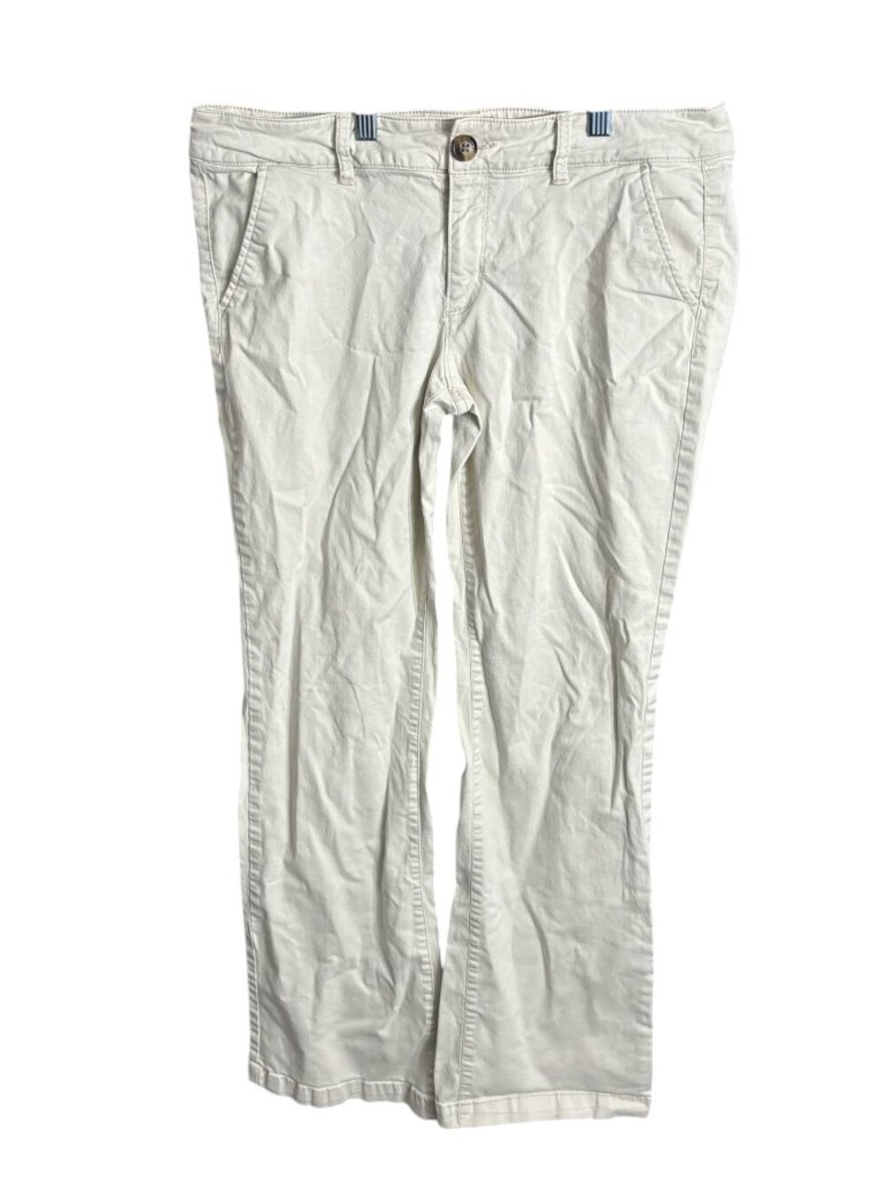 American Eagle Khakis Kick Boot Stretch Size 12 Regular